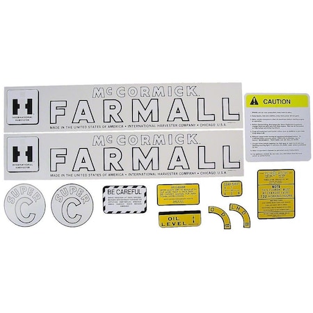 Aftermarket Mylar Decal Set MAE30-1372